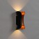 Facade lamp "Elegant", FSD-035, 10W, 3000k, 1 beam, IP65, 220V, layer, black and gold. 10084