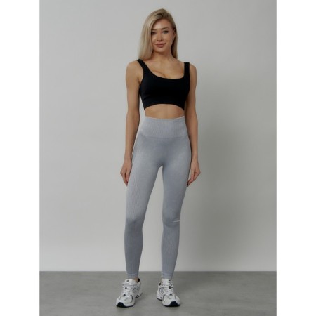 Femic a fitness legins, size 46, gray color-6
