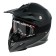 Glasses-mask for motorcycle driving, transparent glass, red-black color, OM-21