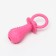 Chewing toy "Dummage for the baby", TPR, 14.5 cm, pink