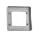 Frame Legrand Inspiria, 1 post, aluminum
