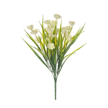 Decorative bouquet "Zephyrantes", height 39 cm, white color