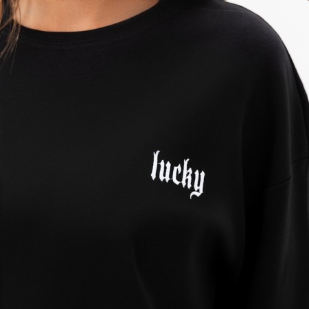 Women's T -shirt MIST Lucky p. L-XL, black-4