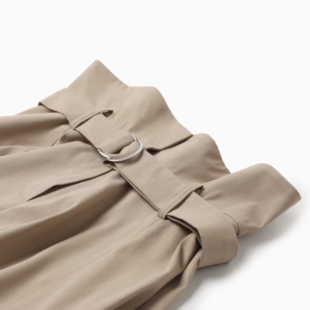 Women's skirt minku: minku: safari beige color, rr 46-6