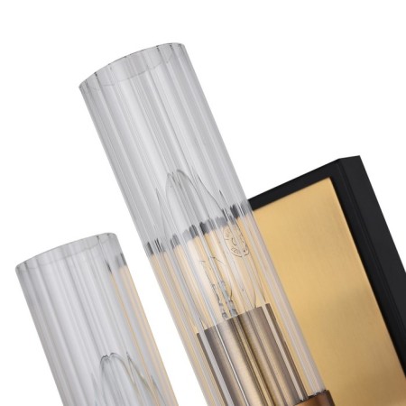 Sconces st. SL336.301.02. Delavera. 2x60 watts, E14, 15x41 cm, brown color, bronze-8