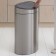 Мусорное ведро Brabantia Touch Bin New, с защитой от отпечатков пальцев, цвет стальной матовый, 40 л