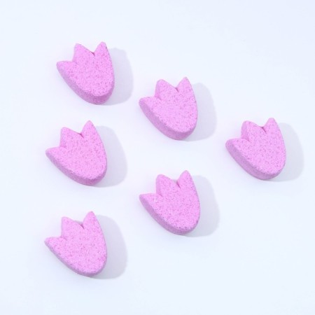 Gift set of cosmetics "Bright Spring!", Bathbars for a bathtub 6 x 40 g, pure happiness-1