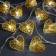 Garland “thread” 4 m with nozzles “heart of wire”, ip20, transparent thread, 20 LED, glow warm white, 8 modes, 220 V