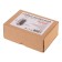 Haye cone Skyway, M12x1.25 closed with a protrusion of 35mm, key 19mm, chrome, set 20 pcs