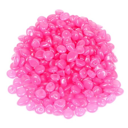 Interior decor, 300 pcs, luminous, 13 x 17 mm, pink-2
