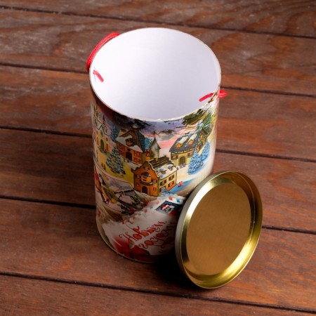 Gift box, TUBUS "Good wishes", (200 mm inside height), 120 x 220 mm-4
