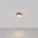 Ceiling light Technical C032CL-12W3K-RD-MG, LED, 12W, 12x12x6 cm, 600lm, color matte gold