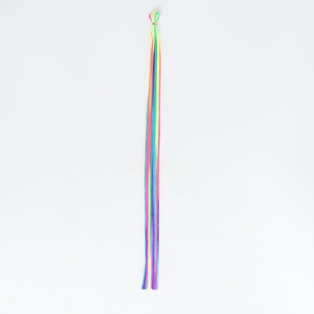 Hair threads, 90 cm, 5 pcs, color mix-1
