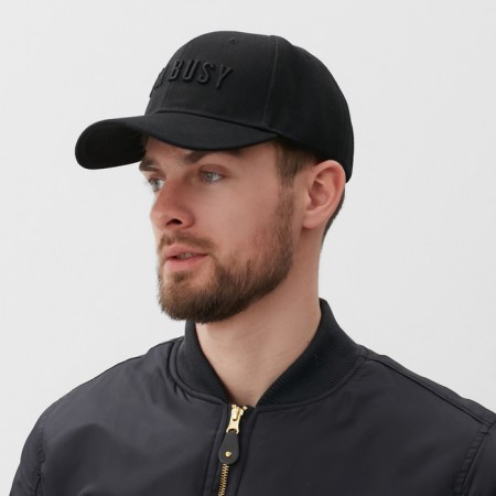 MIST "I’M Busy" baseball cap, Black color, size 56-58
