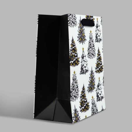Package Gift New Year Laminated "Winter Tale", MS 23 x 18 x 10 cm, New Year-2