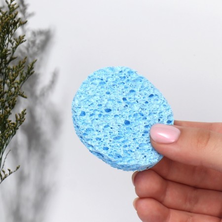 A set of spunges for washing "softness", d = 5.8 cm, 4 pcs, multi -colored-1