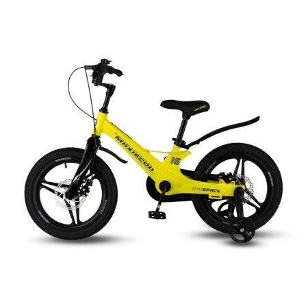 Bicycle 16 ’’ maxiscoo Space Deluxe, color yellow matte-2