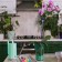 Pot for orchids, 1.3 l, 13.6 × 14.1 × 20 cm, plastic, transparent-turquoise