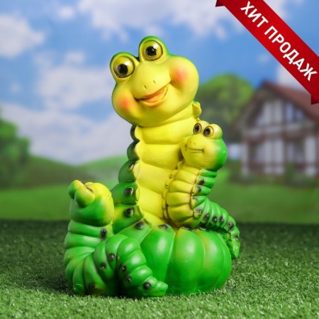 Garden figure "Caterpillars Family" 14x15x24cm