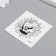 Tattoo on the body Black "Esoteric. Magic ball" 6x6 cm