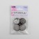 A set of buttons on the leg, d = 25 mm, 5 pcs, black gloss color