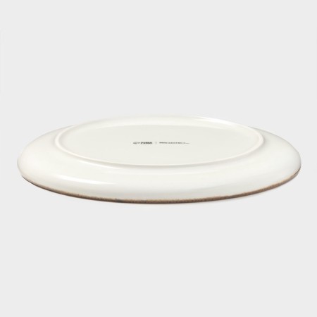Porcelain dining plate Magistro "Cerera", d = 20.3 cm, white color-8