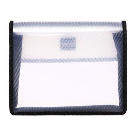 A5 notebook folder (230 x 190 x 50 mm), with Velcro valve, plastic/textiles, calligrata, "raccoon"-2