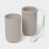 Case for toothbrush and paste "Ribris", 19 × 6.7 × 5.8 cm, color gray color