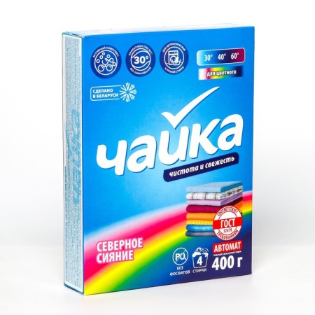 Powder for washing Seagull "Northern Lights", for colored linen, automatic, 400 g