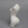 Figure candle "Women's bust", 6x14 cm, white, 4 hours
