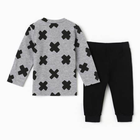 Set: jumper and pants crumb I am "Stylish Boy", height 80-86 cm-5
