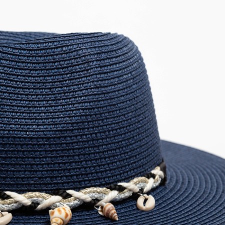 Women's hat minku Blue color, rr 56-58-2