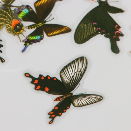 Stickers PVC "Retro butterflies" set 40 pcs 8x7 cm-1