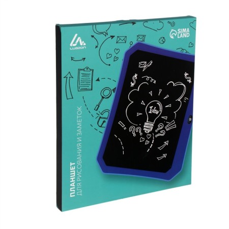 A tablet for drawing and notes Luazon, 17 ", blocking function, blue-8