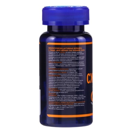 Fat Burner GLS fat burner for weight loss, 60 capsules of 350 mg-2