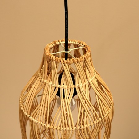 Ceiling Lamp from the rattan "Interporation" 1x120W, E27, 22x22x38 cm-3
