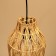 Ceiling Lamp from the rattan "Interporation" 1x120W, E27, 22x22x38 cm