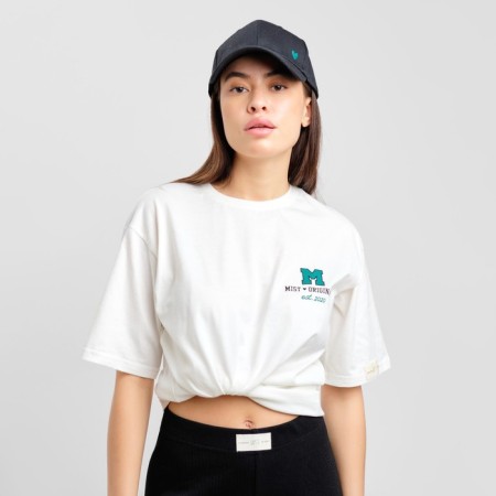 Women's T -shirt MIST OLD SCHOOL Size 48, Milk color-1