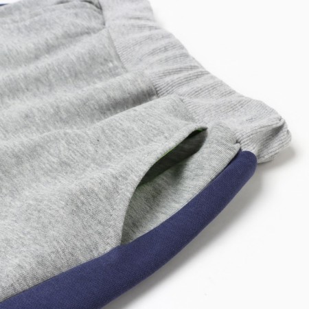 Children's costume (sweatshirt/pants), gray color, height 86-92cm-4