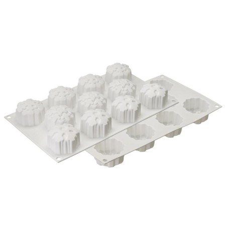 Form for the preparation of cakes and sweets Snowflakes 30.5 × 18 cm