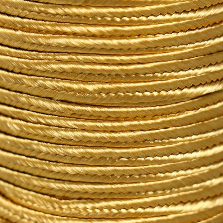 Contain cord on the Bobin "Light Gold" winding 10 m thick 3 mm 4.3x4.7x4.7 cm-2
