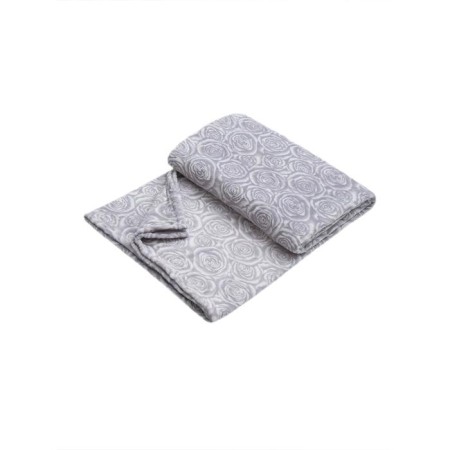Blanket-worshiped, "rose", size 100x118 cm, color gray color-2