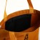 Soper bag with lightning, from textiles, yellow color