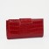 Women's wallet on magnet, red color