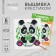 Cross -stitch "Panda", set for creativity, 14 x 10 cm