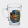 New Year's glass mug for tea "Symbol of the year 2025", 300 ml