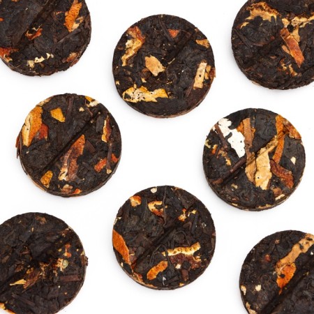 Chinese sustained black tea "Shu puer with tangerine zest", 250 g, Yunnan-4