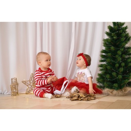 Combineson crumb I am "Olenenok", height 80-86 cm, red/white color-9