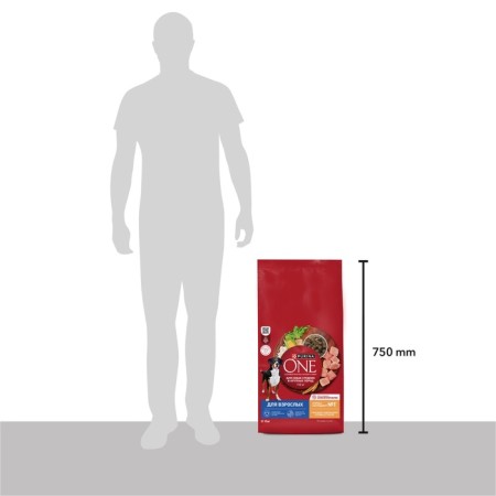 Сухой корм Purinа One medium/maxi для взрослых собак, курица/рис, 10 кг-11