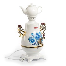 Samovar Centek CT-0092 A, plastic, 4 l, 2300 W, LED indicator, ceramic beam, white